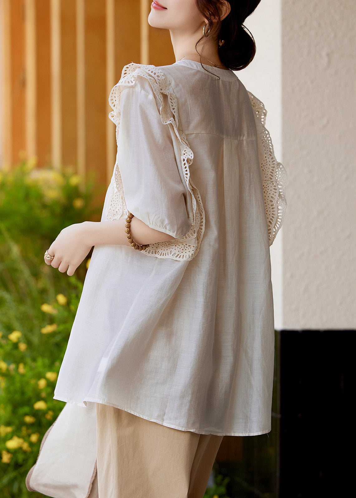 A Vintage Style Shirt with Delicate Timeless Details