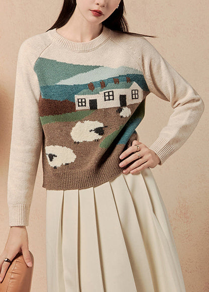 Well Tailored Sweater with a Graceful Silhouette