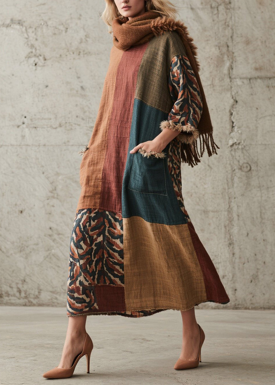 Classic Vintage Dress with a Flattering Fit