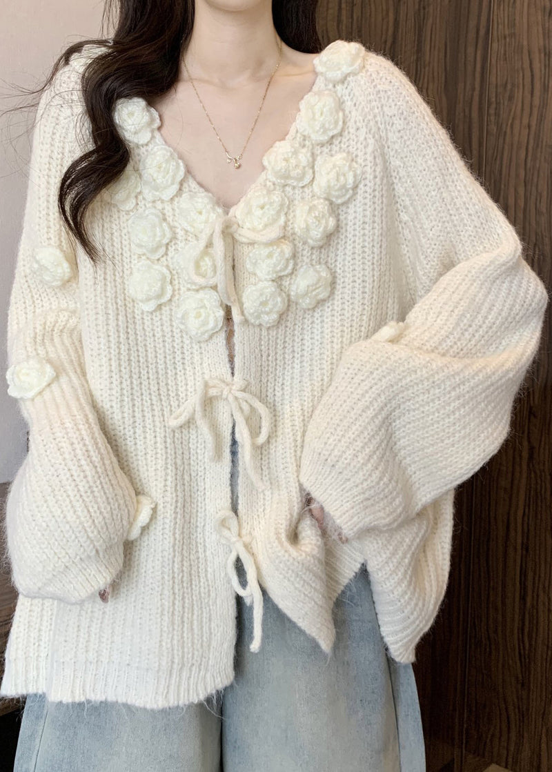 A Vintage Style Cardigan with Delicate Timeless Details