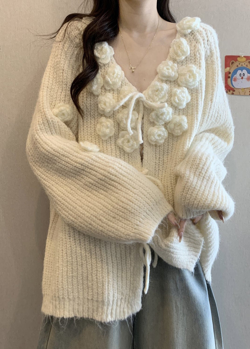 A Vintage Style Cardigan with Delicate Timeless Details