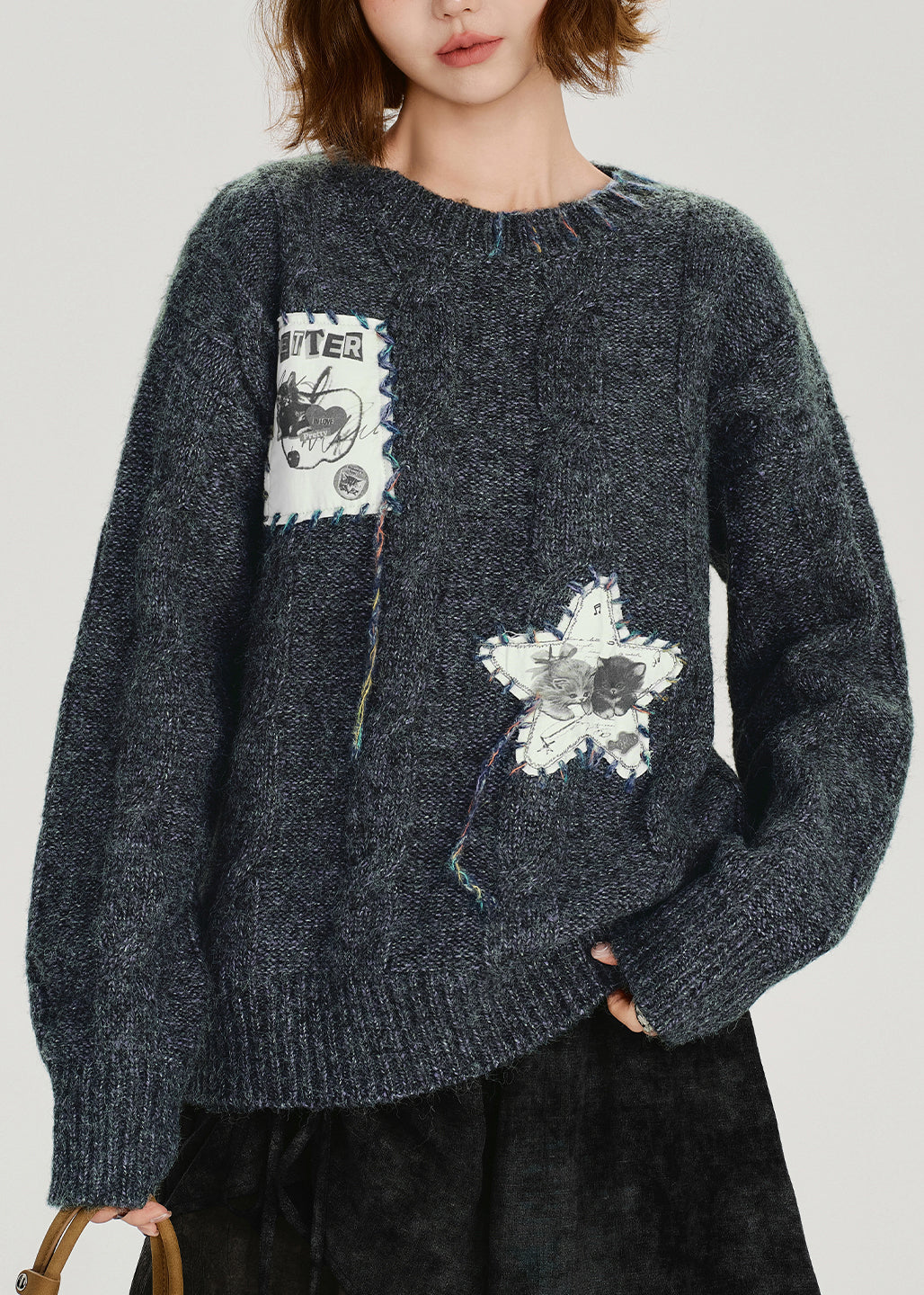 Classic Vintage Sweater with a Flattering Fit
