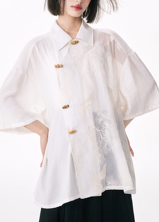 A Vintage Style Shirt with Delicate Timeless Details
