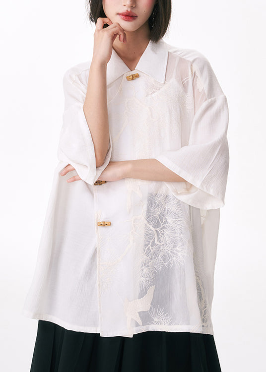 A Vintage Style Shirt with Delicate Timeless Details