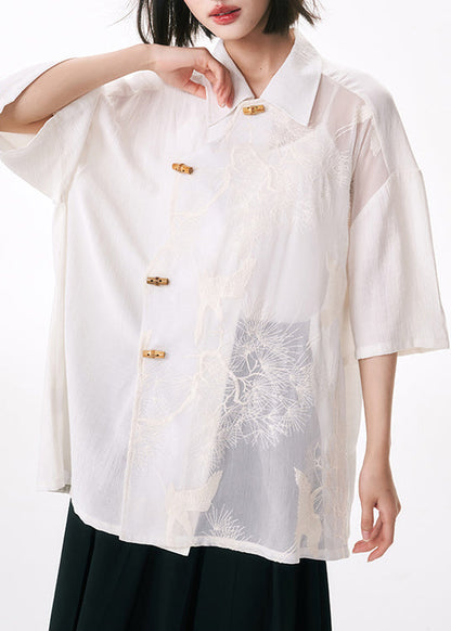 A Vintage Style Shirt with Delicate Timeless Details