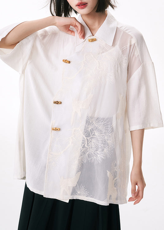A Vintage Style Shirt with Delicate Timeless Details