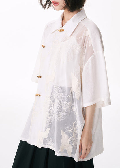 A Vintage Style Shirt with Delicate Timeless Details