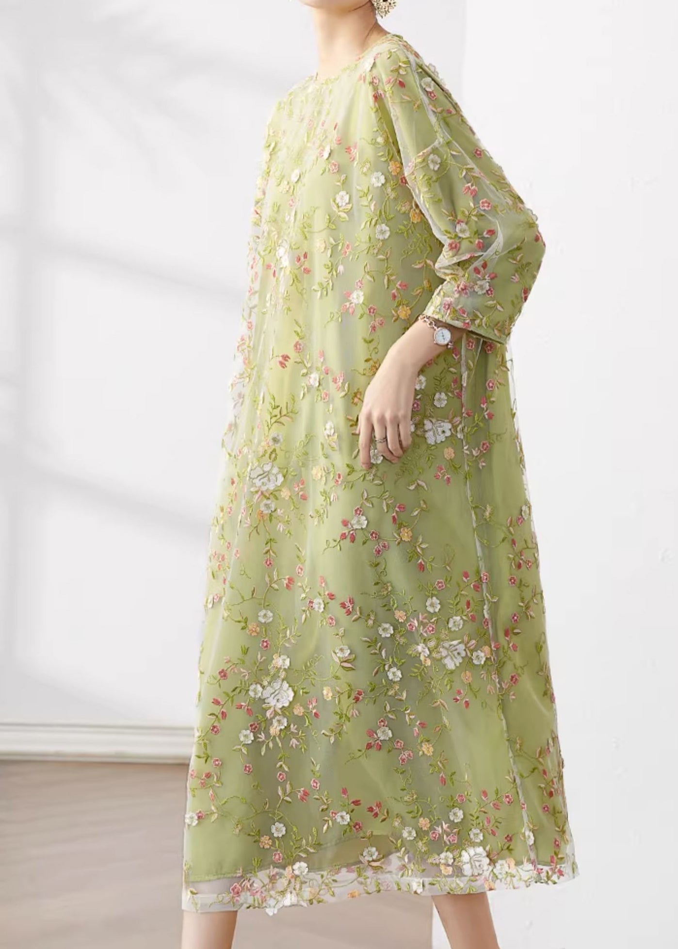 A Vintage Style Dress with Delicate Timeless Details