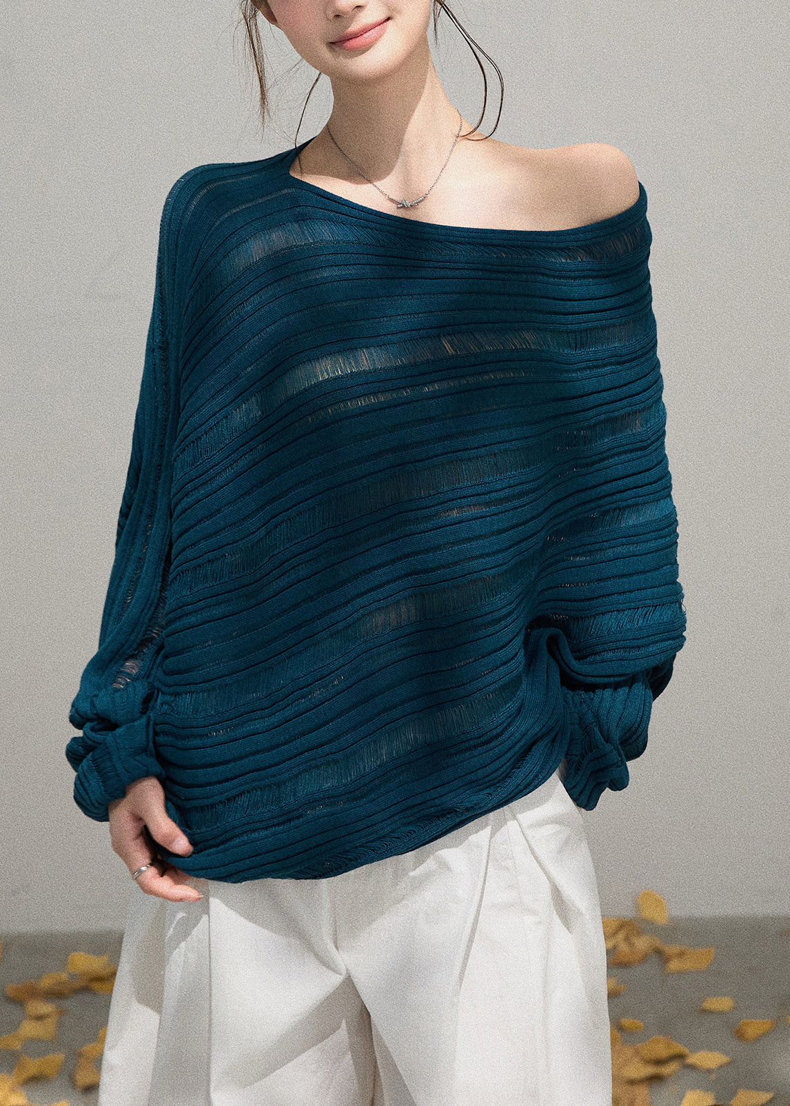 A Vintage Style Sweater with Delicate Timeless Details