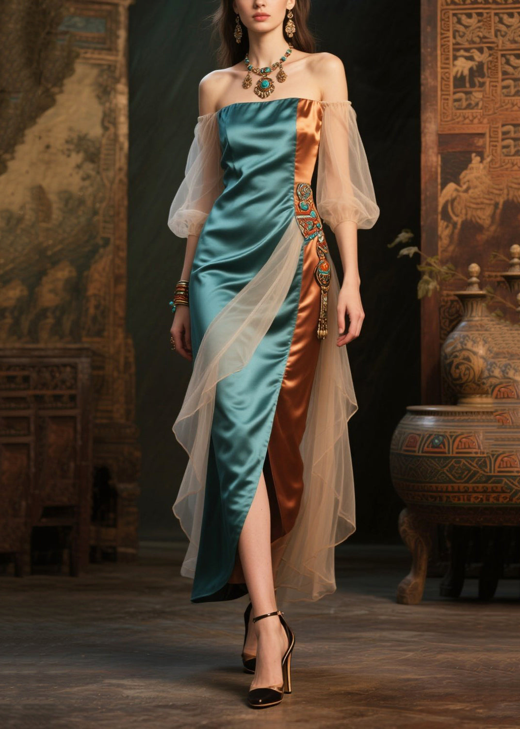 Beautifully Finished Dress in a Timeless Design