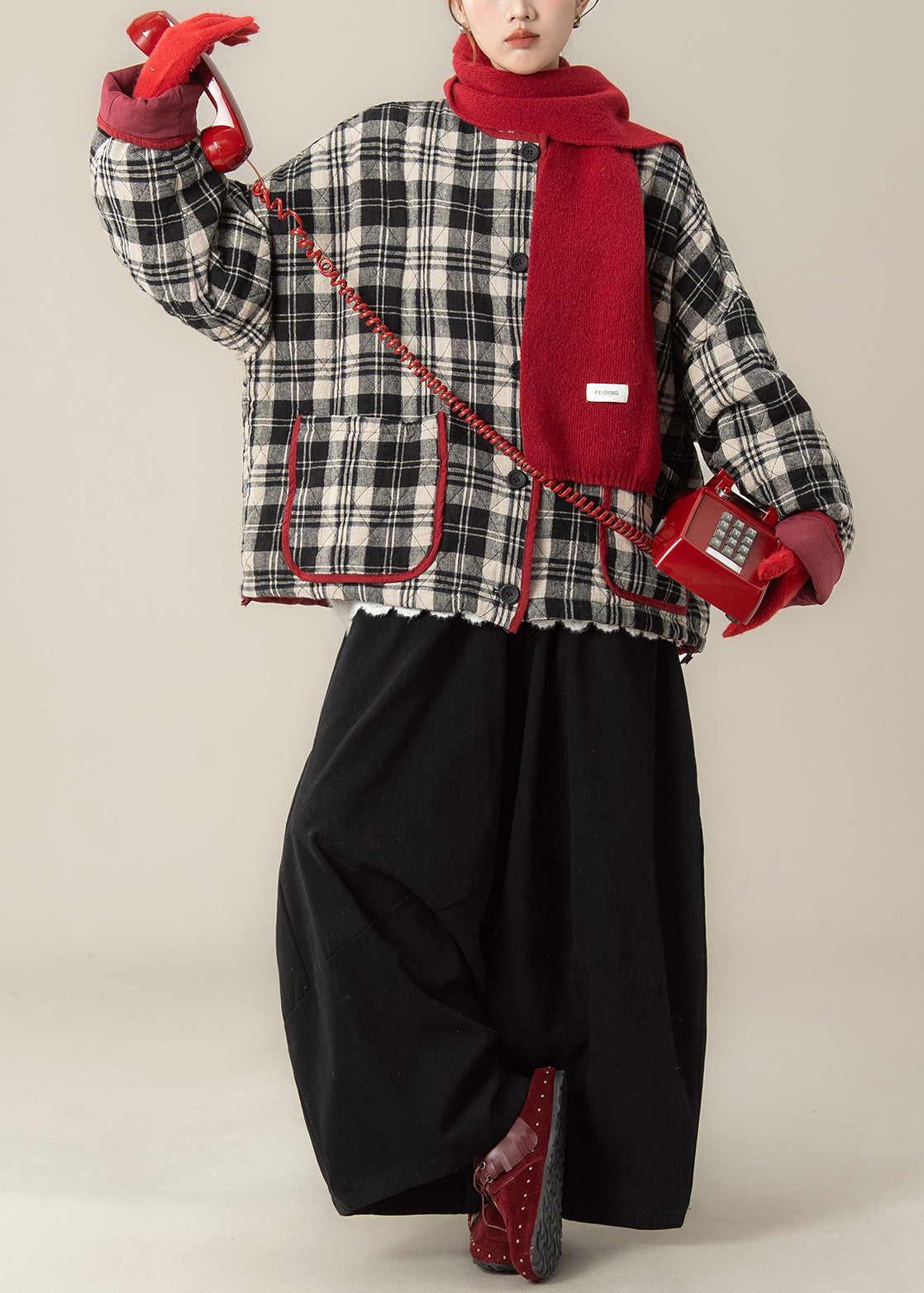 A Vintage Style Pants with Delicate Timeless Details
