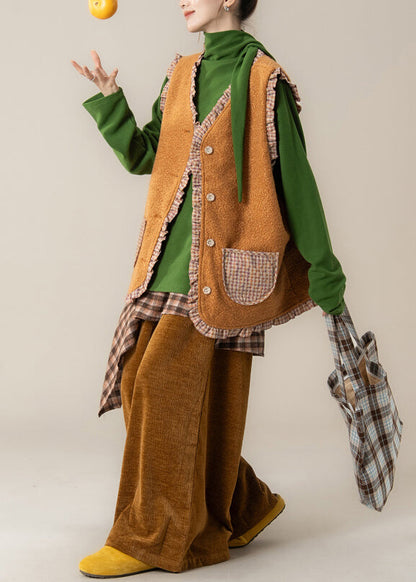 A Vintage Style Pants with Delicate Timeless Details