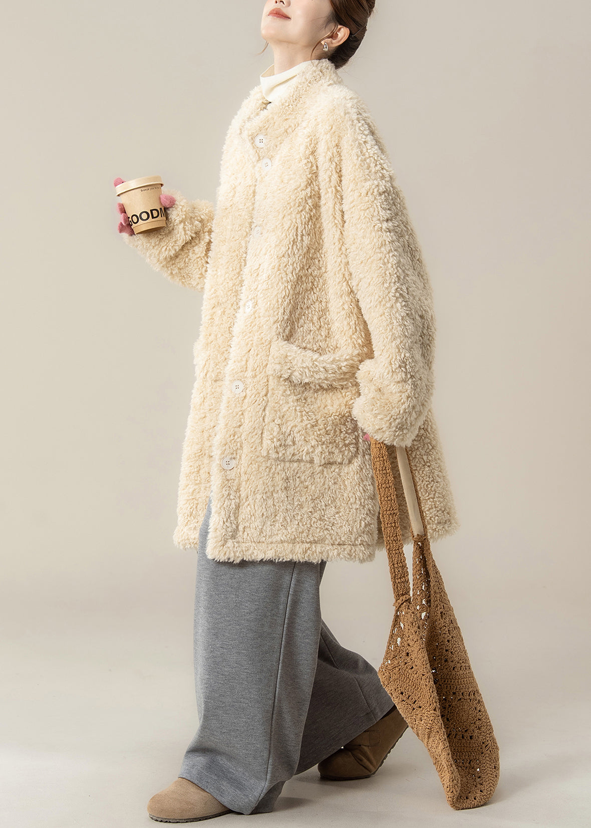 Classic Vintage Coat with a Flattering Fit