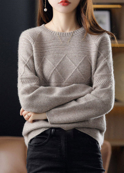 A Vintage Style Sweater with Delicate Timeless Details