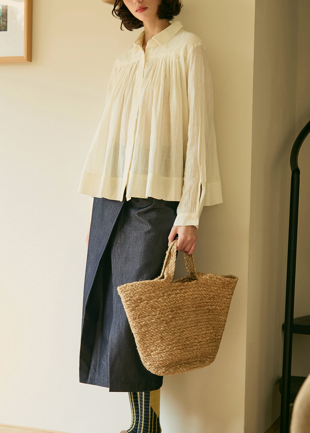 A Vintage Style Shirt with Delicate Timeless Details