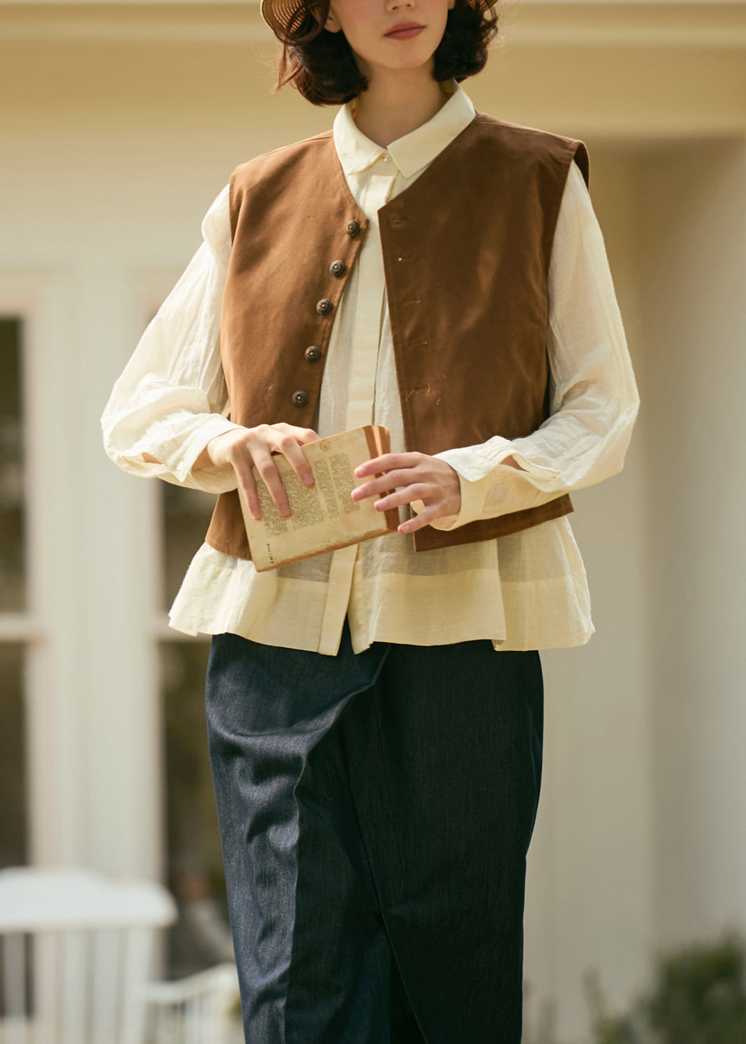 A Vintage Style Shirt with Delicate Timeless Details