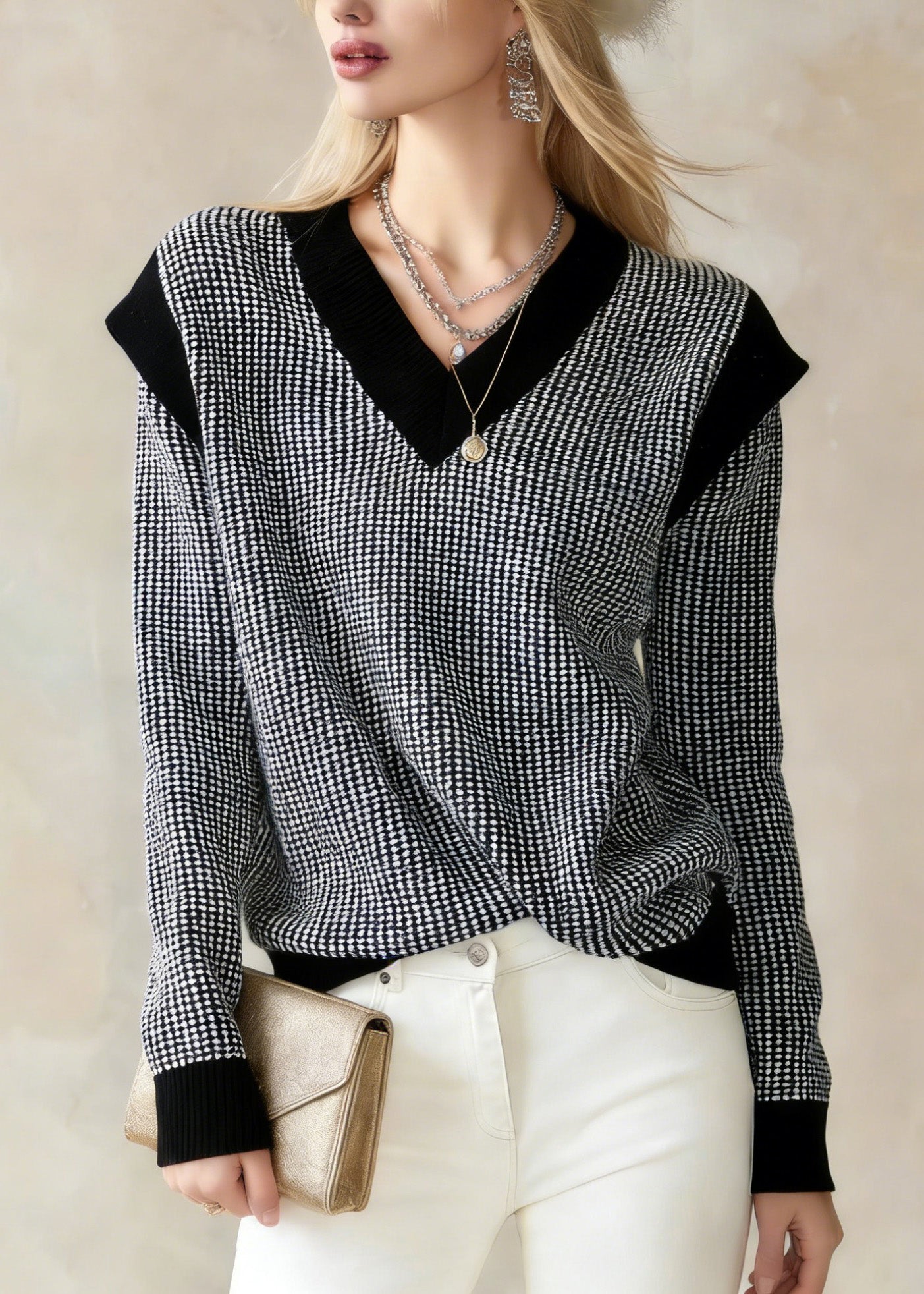 Gracefully Styled Sweater for Any Occasion