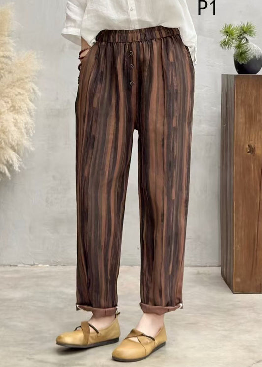 A Vintage Style Pants with Delicate Timeless Details