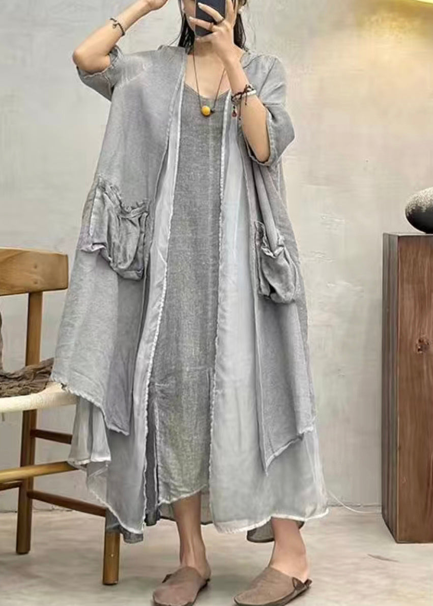 Well Tailored Cardigan with a Graceful Silhouette