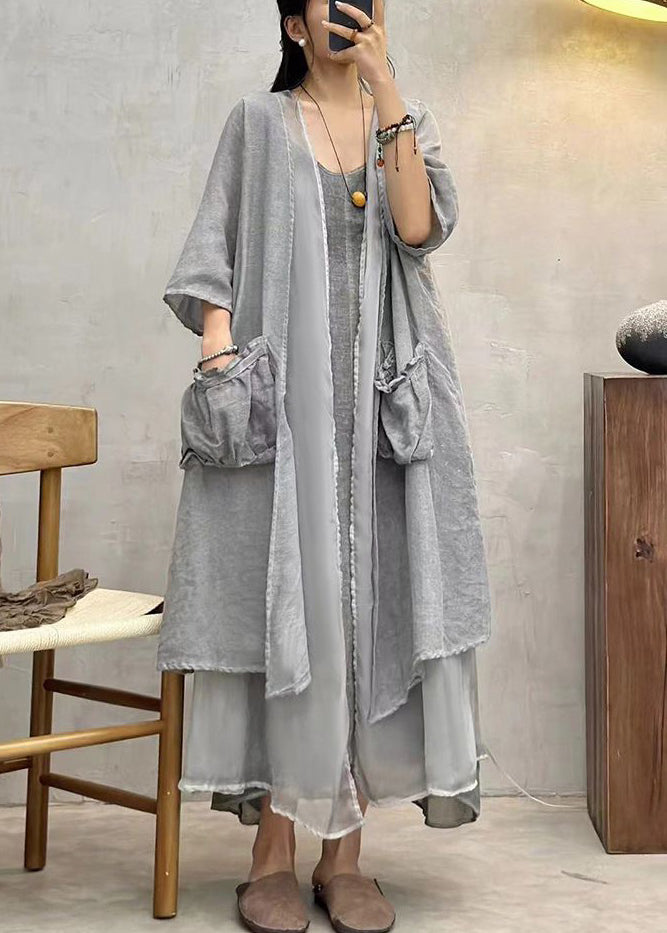 Well Tailored Cardigan with a Graceful Silhouette