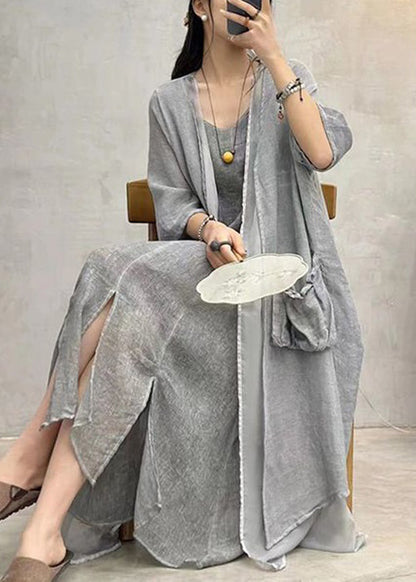 Well Tailored Cardigan with a Graceful Silhouette
