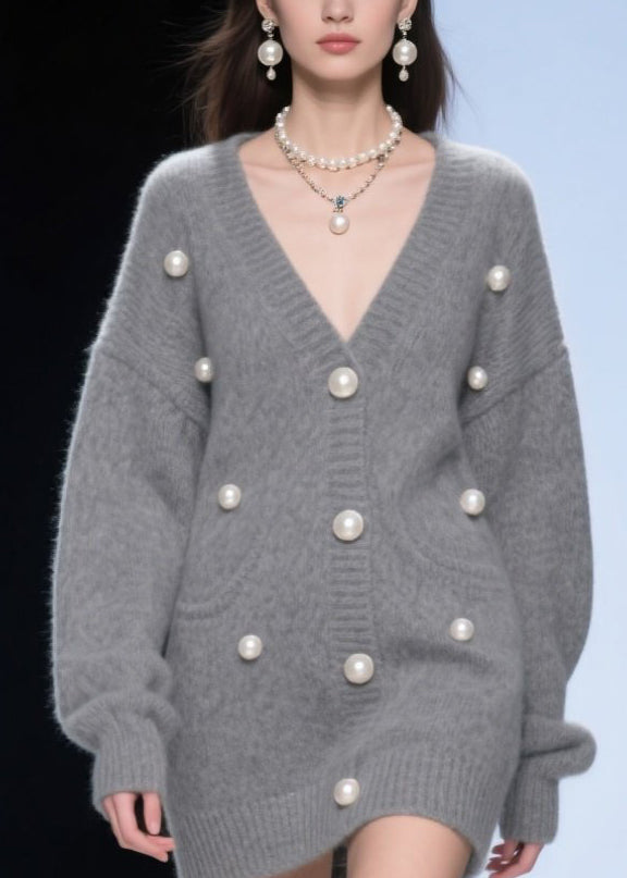 A Vintage Style Cardigan with Delicate Timeless Details