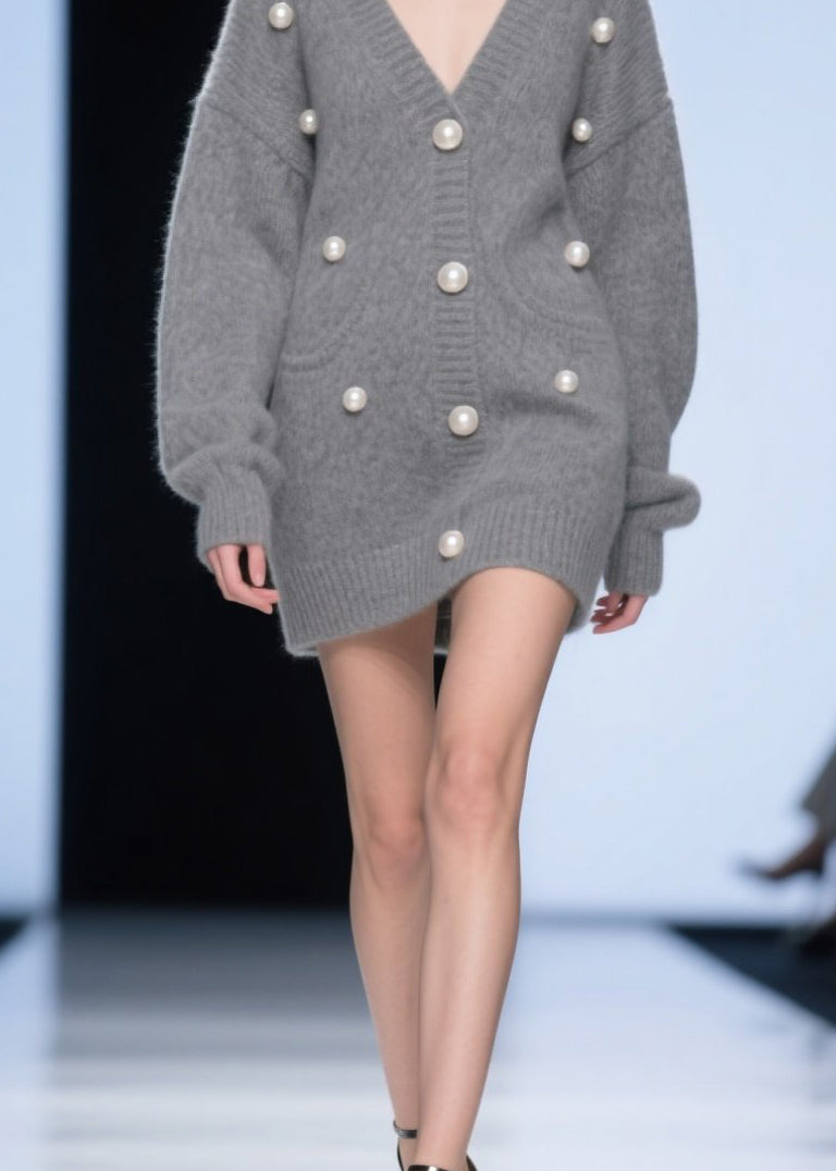 A Vintage Style Cardigan with Delicate Timeless Details