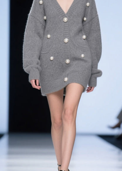 A Vintage Style Cardigan with Delicate Timeless Details