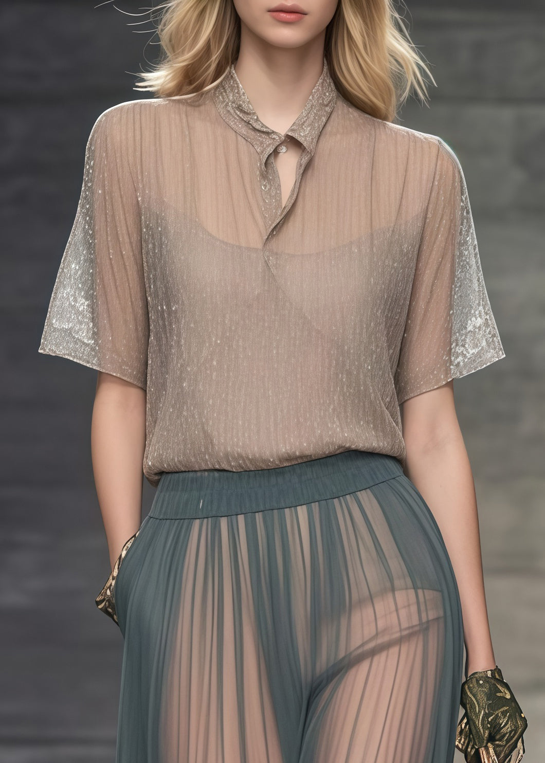 Vintage Inspired Blouse with a Contemporary Edge