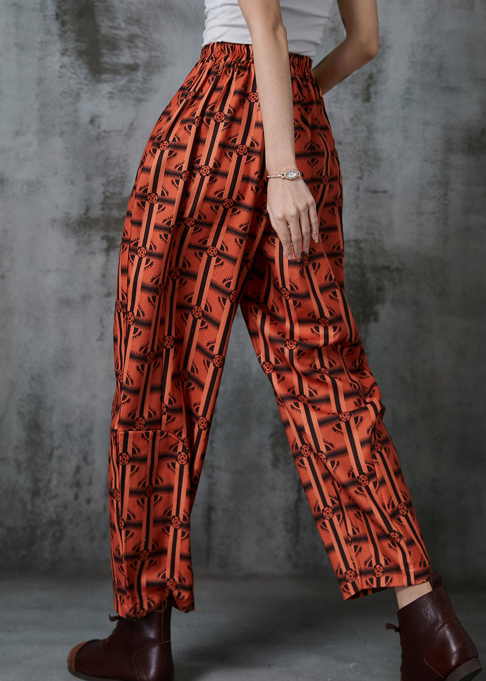 A Vintage Style Pants with Delicate Timeless Details