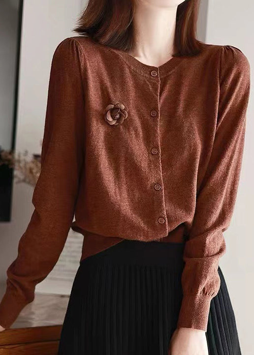 A Vintage Style Cardigan with Delicate Timeless Details