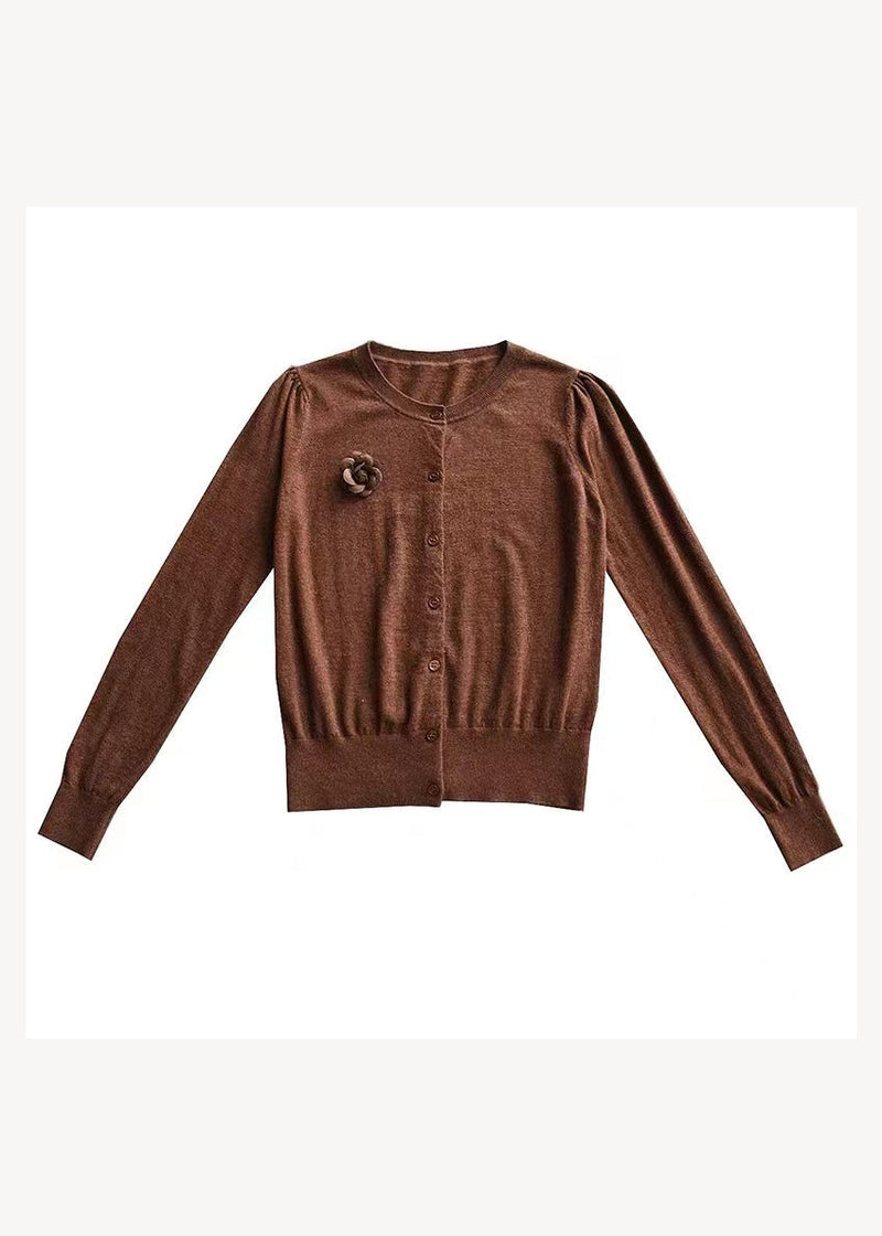 A Vintage Style Cardigan with Delicate Timeless Details