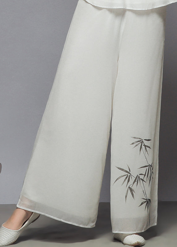 A Vintage Style Pants with Delicate Timeless Details