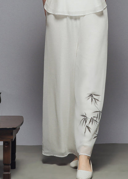 A Vintage Style Pants with Delicate Timeless Details
