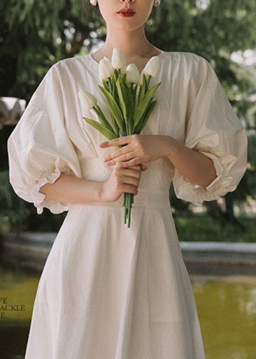 A Vintage Style Dress with Delicate Timeless Details