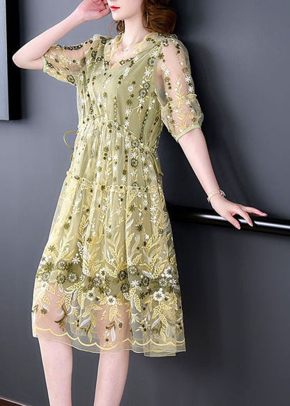 A Vintage Style Dress with Delicate Timeless Details