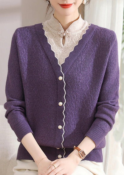 A Vintage Style Sweater with Delicate Timeless Details