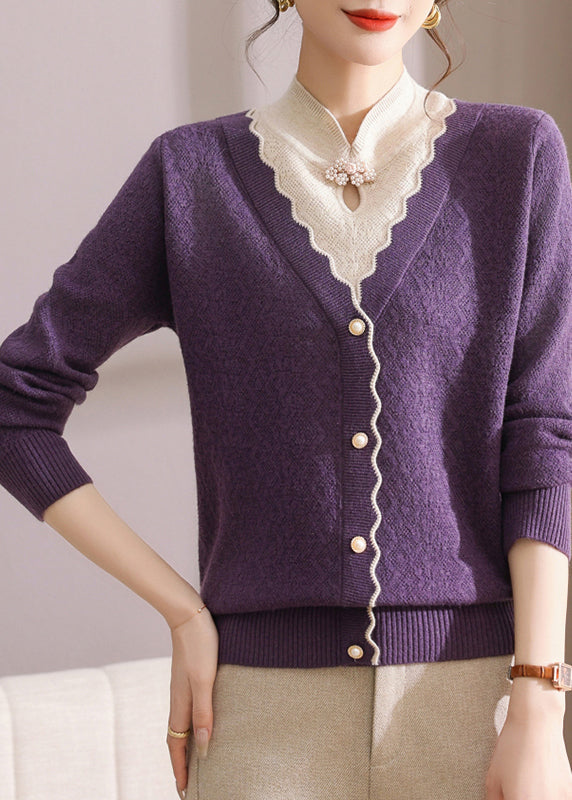 A Vintage Style Sweater with Delicate Timeless Details