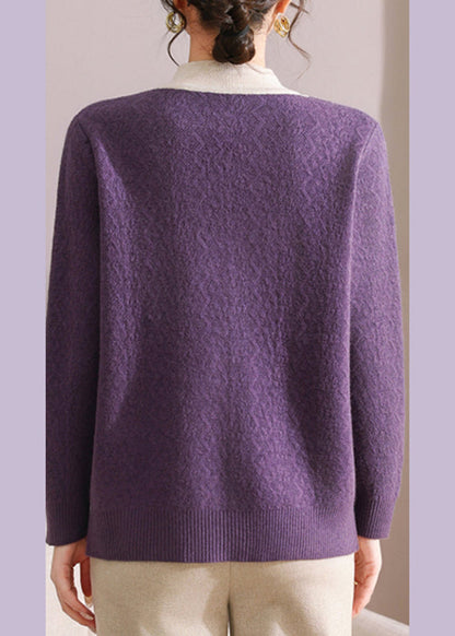 A Vintage Style Sweater with Delicate Timeless Details