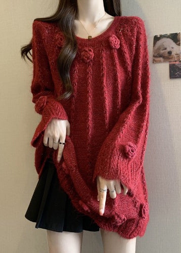 A Vintage Style Sweater with Delicate Timeless Details