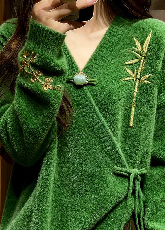 A Vintage Style Sweater with Delicate Timeless Details