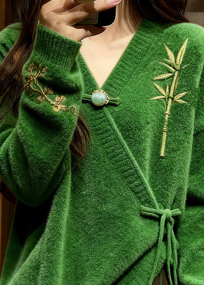 A Vintage Style Sweater with Delicate Timeless Details