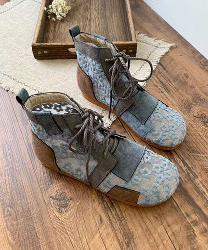 Vintage Inspired Orthopedic Boots