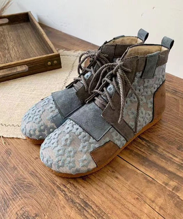 Vintage Inspired Orthopedic Boots