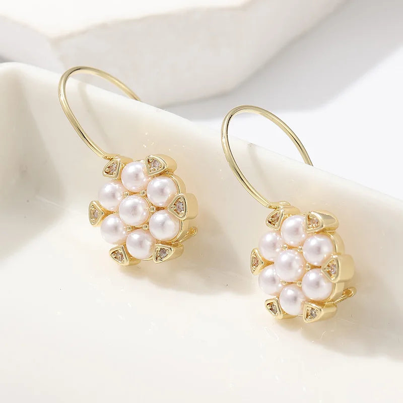 Delikat håndværks Perle Ørering