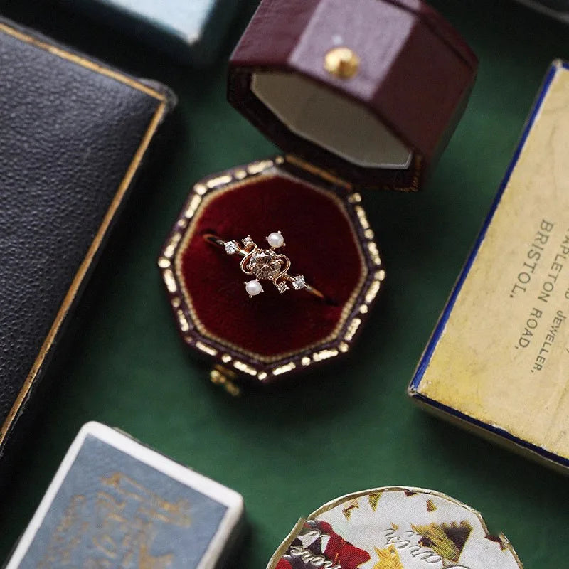 Charmerende Perle Ring til enhver lejlighed