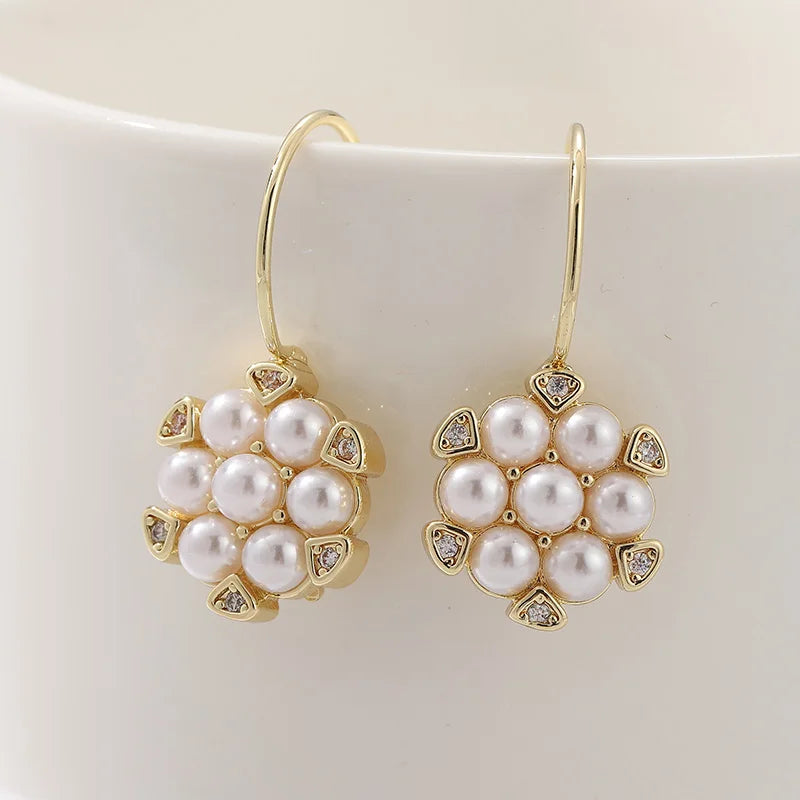 Delikat håndværks Perle Ørering