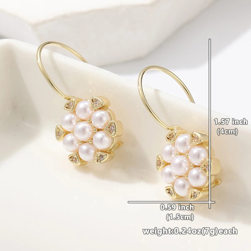 Delikat håndværks Perle Ørering