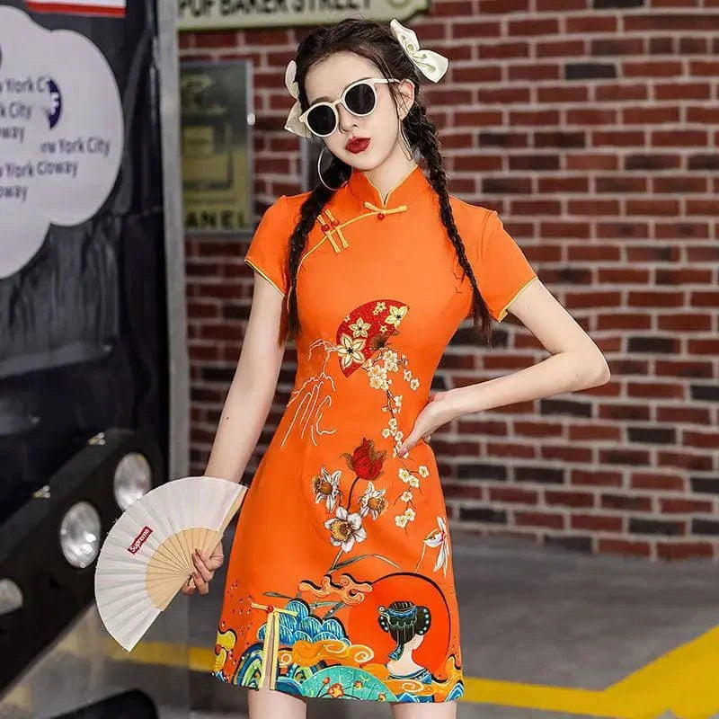 Orange Print