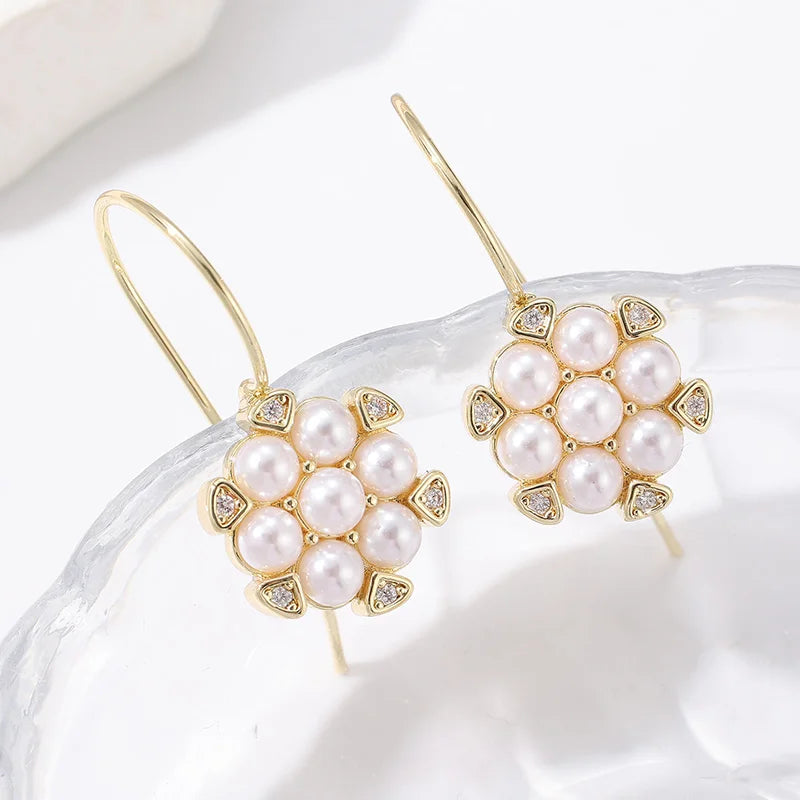 Delikat håndværks Perle Ørering